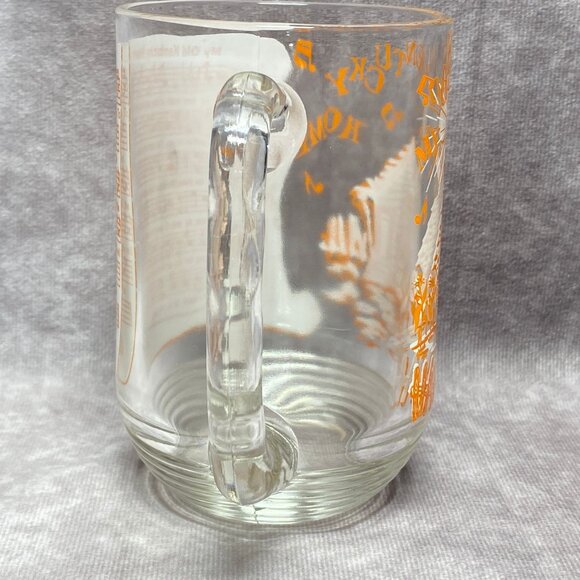 Hazel Atlas Big Top Peanut Butter Glass "My Old Kentucky Home" Song Lyrics Mug - Picture 6 of 9